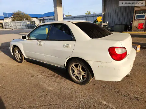 2002 Subaru Impreza Wrx VIN JF1GD29642G504718 фото 2