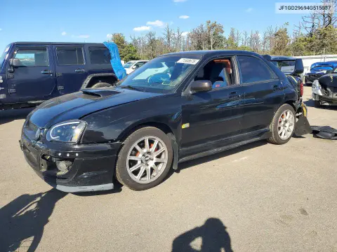 JF1GD29694G515037 — 2004 Subaru Impreza, Задняя часть, фото до ремонта