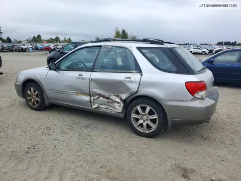 2005 Subaru Impreza Outback Sport VIN JF1GG68555H801180 фото 2