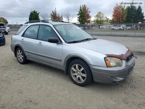 2005 Subaru Impreza Outback Sport VIN JF1GG68555H801180 фото 4