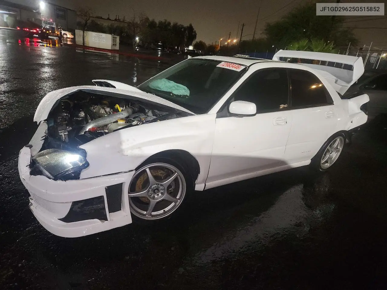 2005 Subaru Impreza Wrx VIN JF1GD29625G515852 фото 1