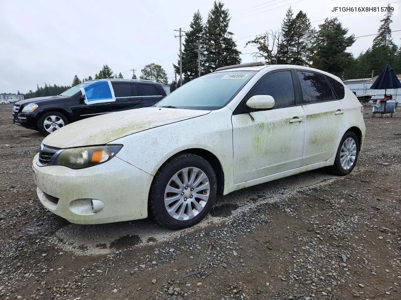2008 Subaru Impreza 2.5I VIN JF1GH616X8H815709 фото 1
