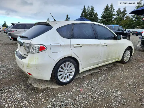 2008 Subaru Impreza 2.5I VIN JF1GH616X8H815709 фото 3