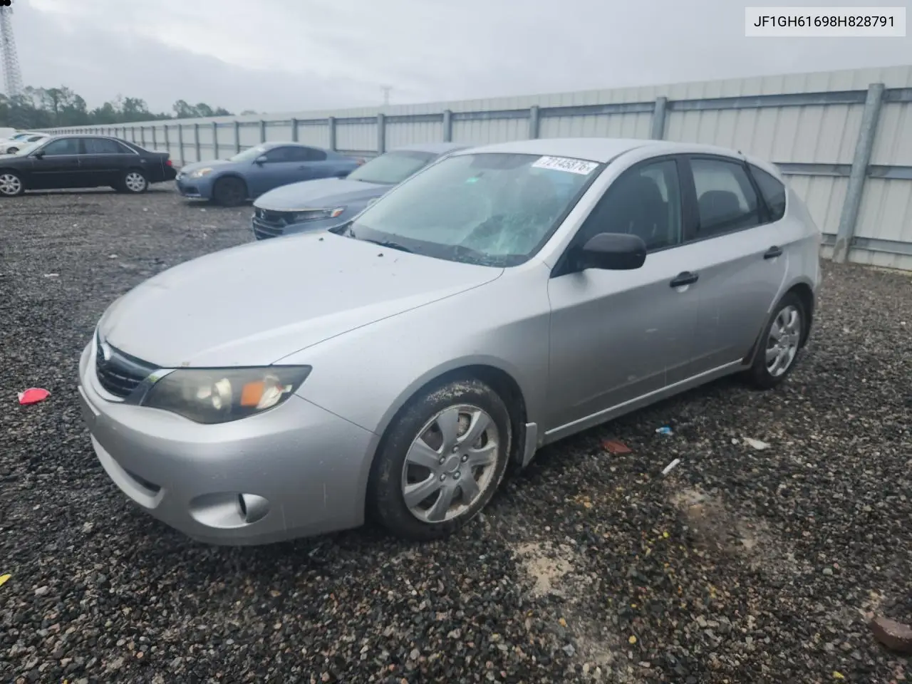 2008 Subaru Impreza VIN JF1GH61698H828791 фото 1