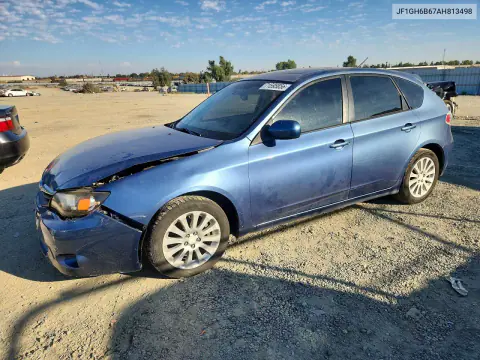 JF1GH6B67AH813498 — 2010 Subaru Impreza, Передняя часть, фото до ремонта