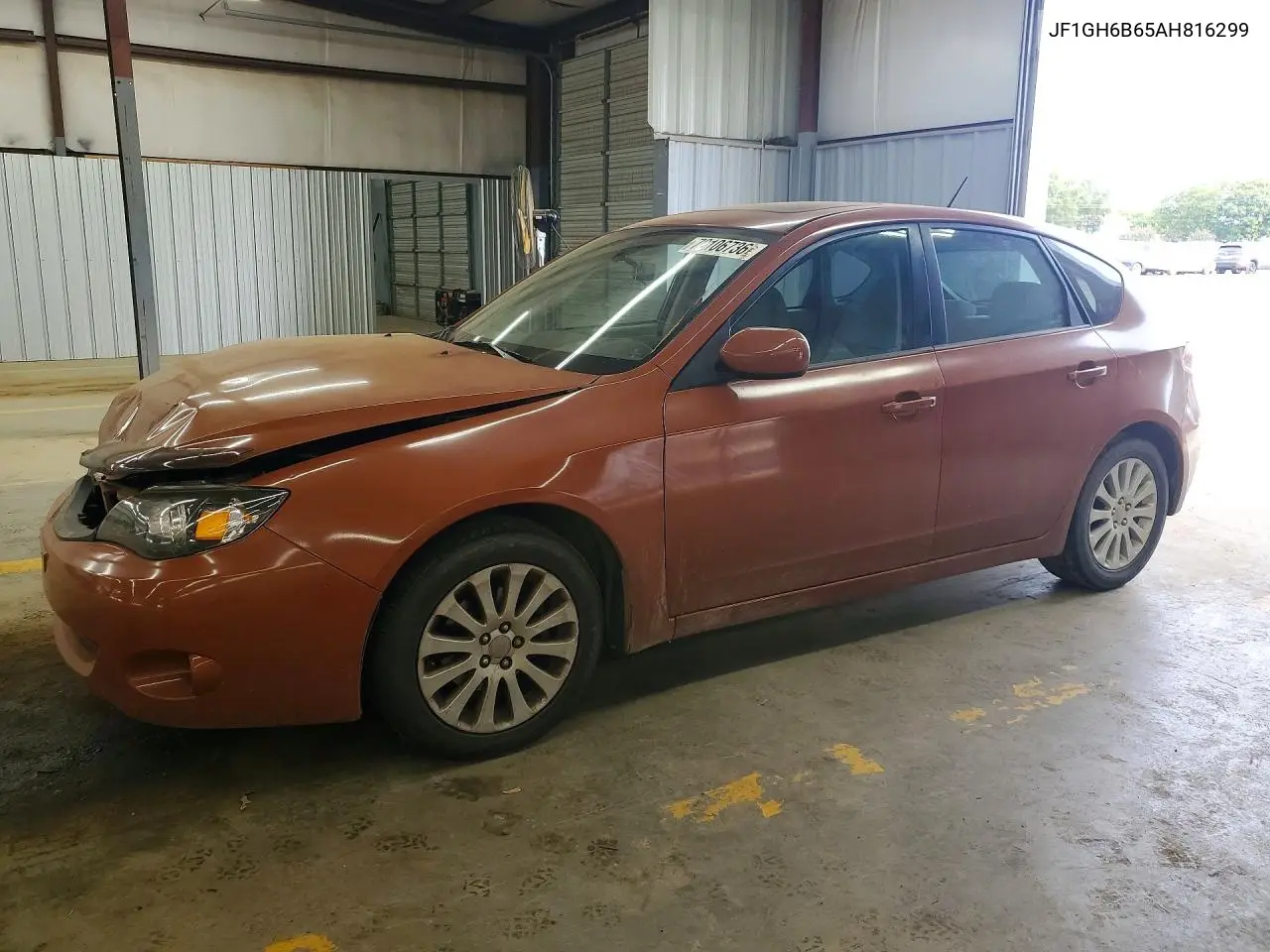 2010 Subaru Impreza 2.5I Premium VIN JF1GH6B65AH816299 фото 1
