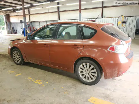 2010 Subaru Impreza 2.5I Premium VIN JF1GH6B65AH816299 фото 2