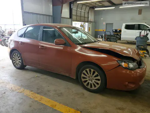 2010 Subaru Impreza 2.5I Premium VIN JF1GH6B65AH816299 фото 4
