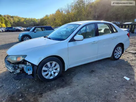 JF1GE6A63AH515881 — 2010 Subaru Impreza, Передняя часть, фото до ремонта