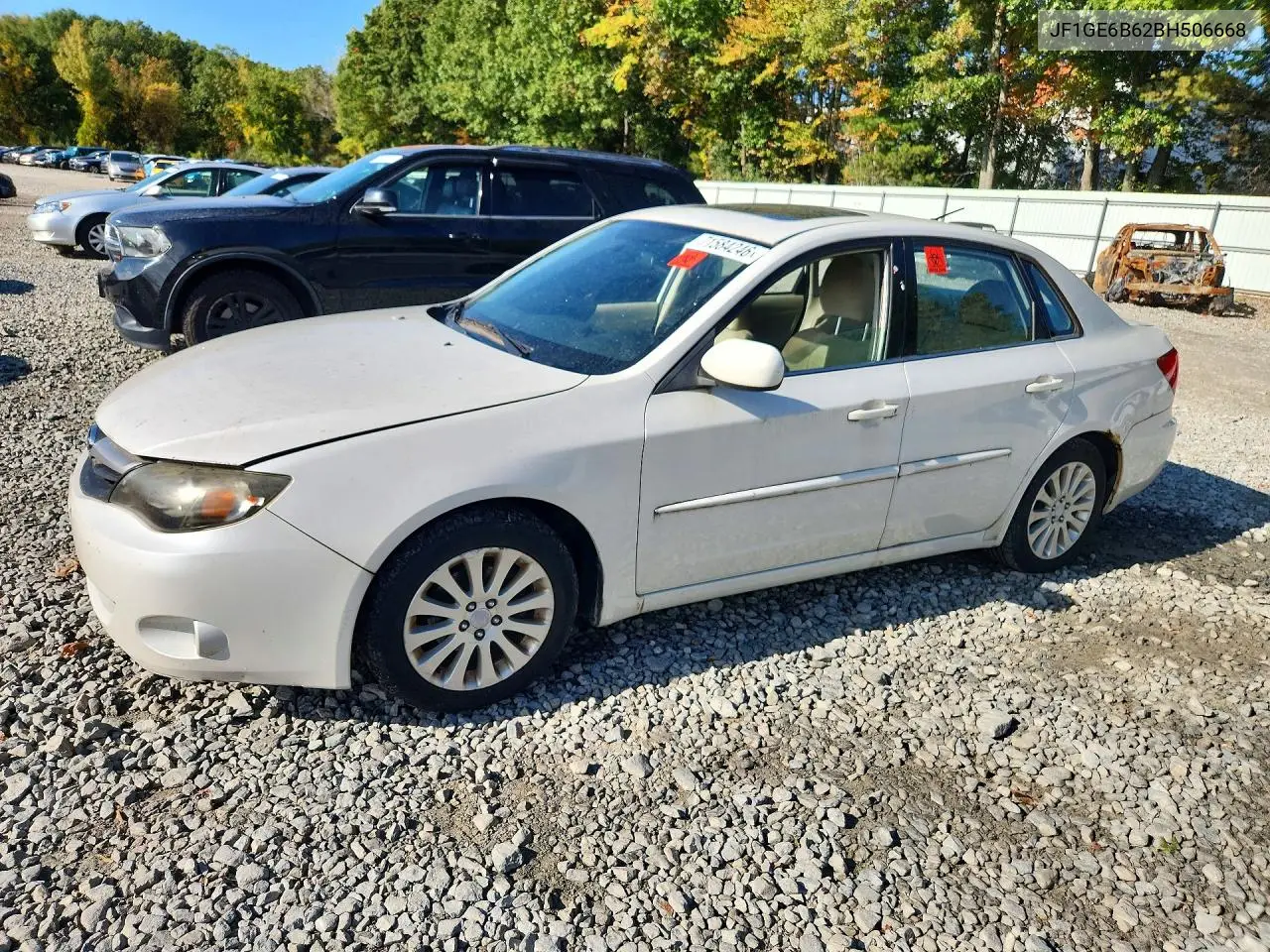 2011 Subaru Impreza 2.5I Premium VIN JF1GE6B62BH506668 фото 1