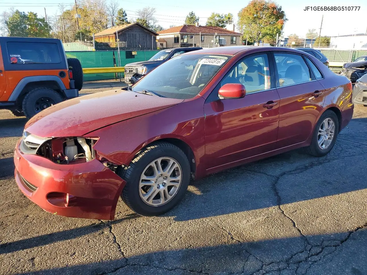 2011 Subaru Impreza 2.5I Premium VIN JF1GE6B68BG510777 фото 1