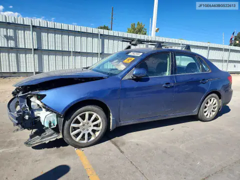 JF1GE6A63BG522613 — 2011 Subaru Impreza, Передняя часть, фото до ремонта