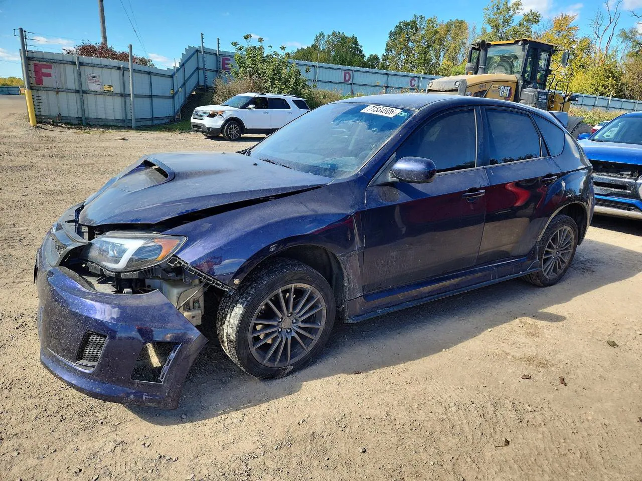 2012 Subaru Impreza Wrx VIN JF1GR7E65CG217751 фото 1