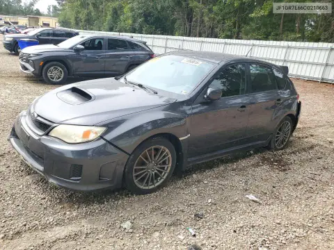 2012 Subaru Imprza Wrx VIN JF1GR7E66CG210663 фото 1