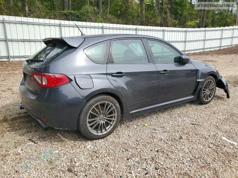 2012 Subaru Imprza Wrx VIN JF1GR7E66CG210663 фото 3