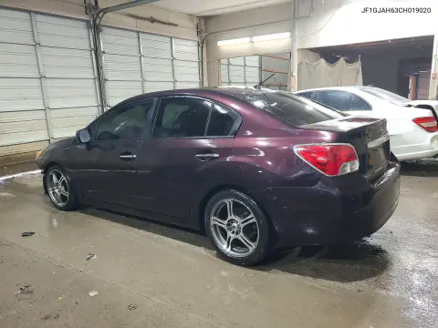 2012 Subaru Impreza Limited VIN JF1GJAH63CH019020 фото 2