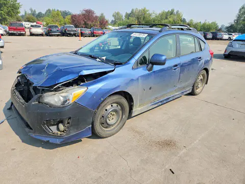 JF1GPAU65DH200612 — 2013 Subaru Impreza, Передняя часть (Front End), фото до ремонта