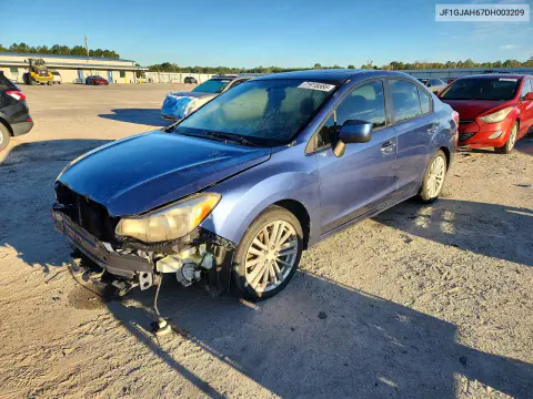 JF1GJAH67DH003209 — 2013 Subaru Impreza, Пожар, фото до ремонта