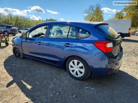 2013 Subaru Impreza VIN JF1GPAA62DH862023 фото 2