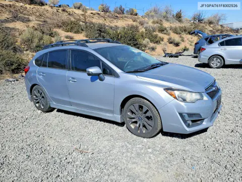 2015 Subaru Impreza Sport VIN JF1GPAT61F8302526 фото 4