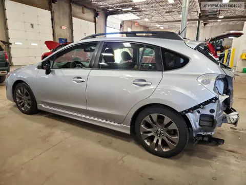 2015 Subaru Impreza Sport VIN JF1GPAU62FH304249 фото 2