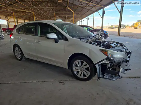 2016 Subaru Impreza Premium VIN JF1GPAB66G8249275 фото 4
