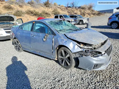 2017 Subaru Impreza Sport VIN 4S3GKAK68H3601554 фото 4
