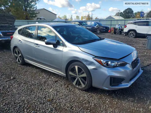 2017 Subaru Impreza Sport VIN 4S3GTAL62H3746018 фото 4