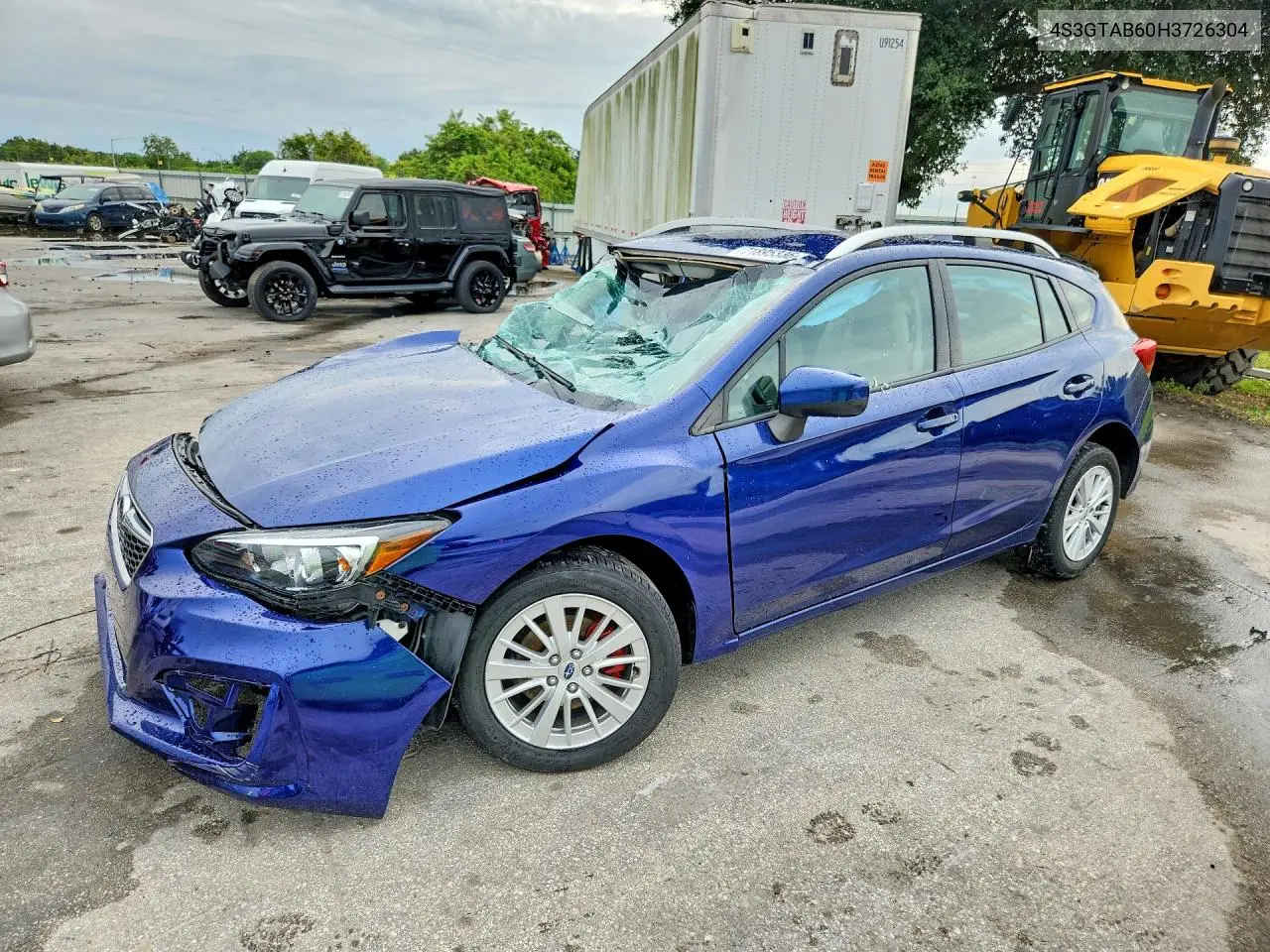 2017 Subaru Impreza Premium VIN 4S3GTAB60H3726304 фото 1