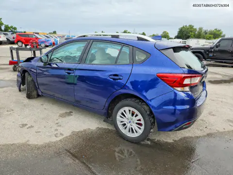 2017 Subaru Impreza Premium VIN 4S3GTAB60H3726304 фото 2