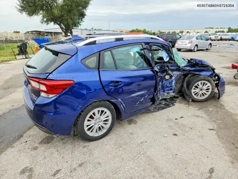2017 Subaru Impreza Premium VIN 4S3GTAB60H3726304 фото 3