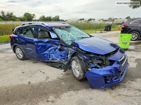 2017 Subaru Impreza Premium VIN 4S3GTAB60H3726304 фото 4