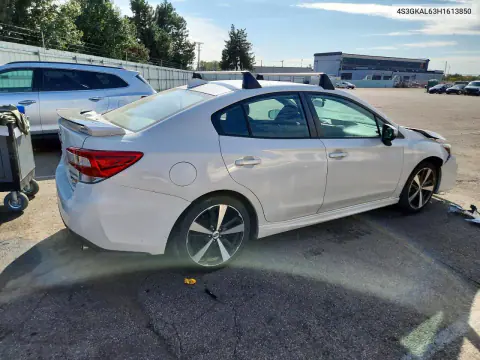 2017 Subaru Impreza Sport VIN 4S3GKAL63H1613850 фото 3