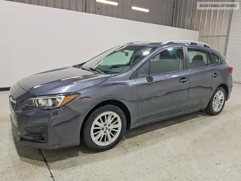 4S3GTAB63J3730692 — 2018 Subaru Impreza, Механические повреждения, фото до ремонта