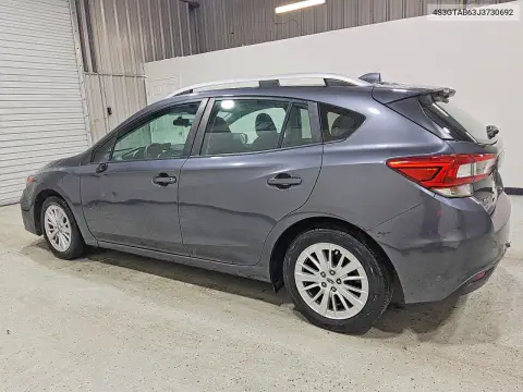 4S3GTAB63J3730692 — 2018 Subaru Impreza, фото 2 с аукциона Copart 15.10.2026, Механические повреждения