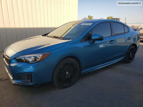 4S3GKAM65J3609873 — 2018 Subaru Impreza, Задняя часть, фото до ремонта