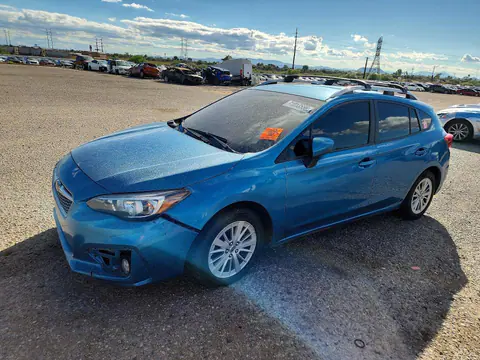 4S3GTAD61J3722507 — 2018 Subaru Impreza, Передняя часть (Front End), фото до ремонта