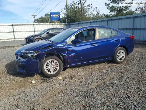 4S3GKAD68J3604084 — 2018 Subaru Impreza, Передняя часть, фото до ремонта