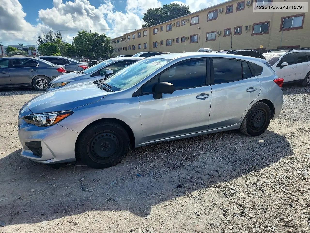 2019 Subaru Impreza VIN 4S3GTAA63K3715791 фото 1