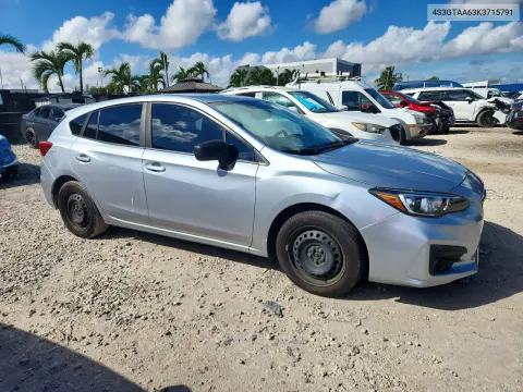 2019 Subaru Impreza VIN 4S3GTAA63K3715791 фото 4