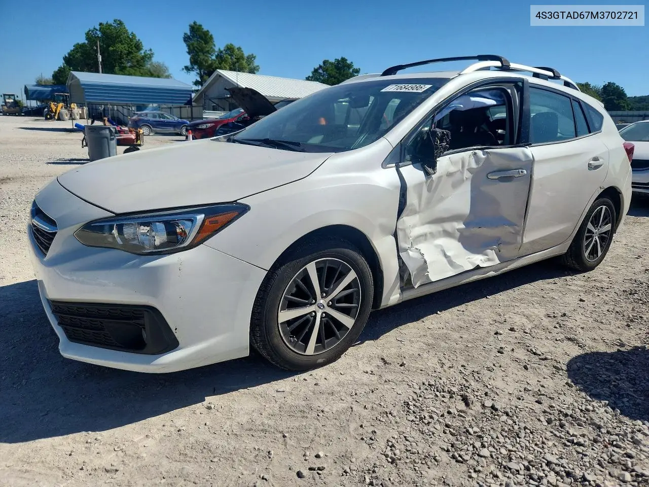 2021 Subaru Impreza Premium VIN 4S3GTAD67M3702721 фото 1