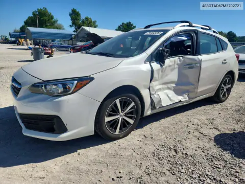2021 Subaru Impreza Premium VIN 4S3GTAD67M3702721 фото 1