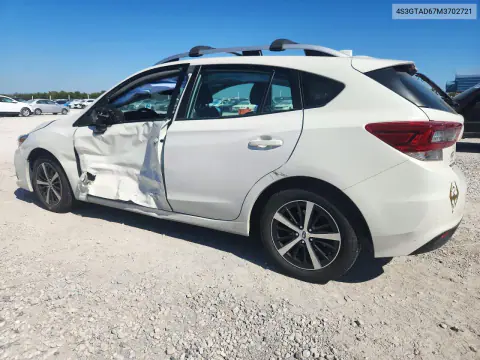 2021 Subaru Impreza Premium VIN 4S3GTAD67M3702721 фото 2