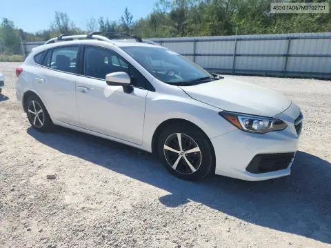 2021 Subaru Impreza Premium VIN 4S3GTAD67M3702721 фото 4