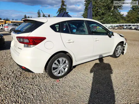 2022 Subaru Impreza VIN 4S3GTAB6XN3727892 фото 3