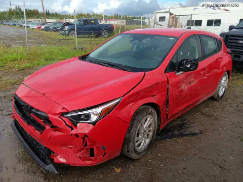 JF1GUABCXR8395292 — 2024 Subaru Impreza, Передняя часть, фото до ремонта