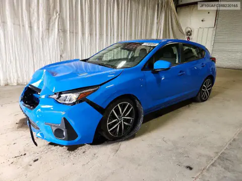 JF1GUAFC3R8220165 — 2024 Subaru Impreza, Передняя часть, фото до ремонта