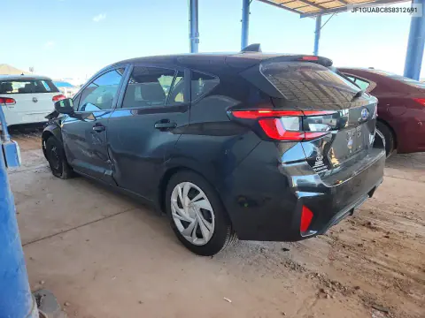 2025 Subaru Impreza VIN JF1GUABC8S8312691 фото 2