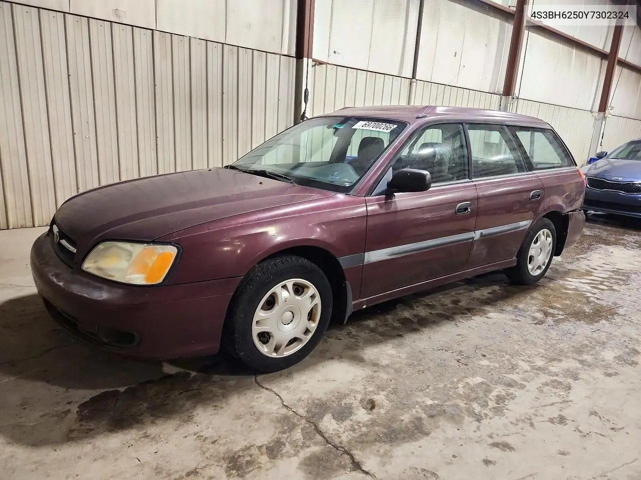 2000 Subaru Legacy Brighton VIN 4S3BH6250Y7302324 фото 1