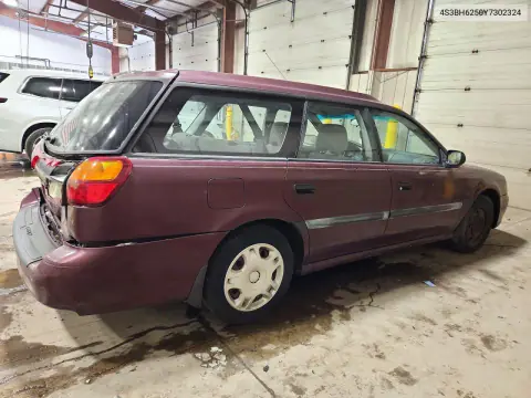 2000 Subaru Legacy Brighton VIN 4S3BH6250Y7302324 фото 3